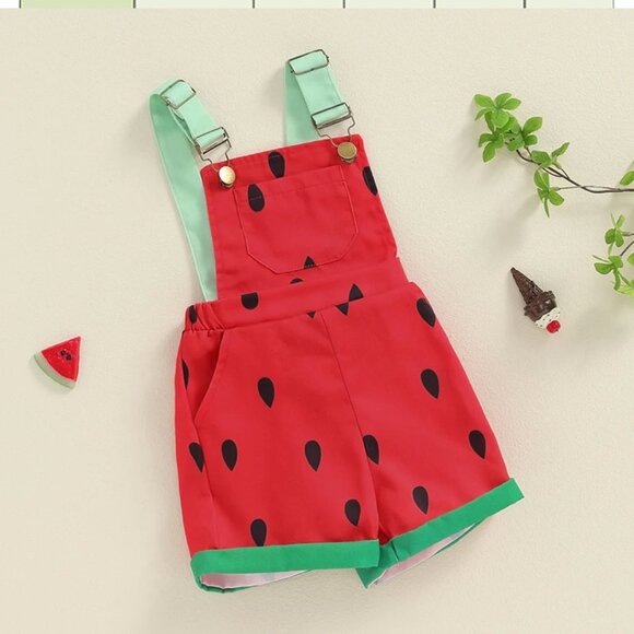 Cocomelon Overalls Jumpsuit First Birthday Bodysuit clothes Coco Melon Romper - Picture 7 of 7